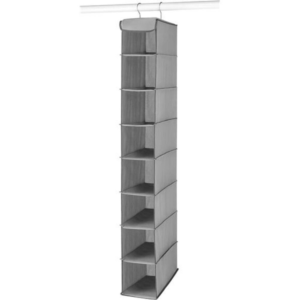 Hanging Closet Shoe Organizer 8 Shelf Storage Rack for Shoes Clothes Towels